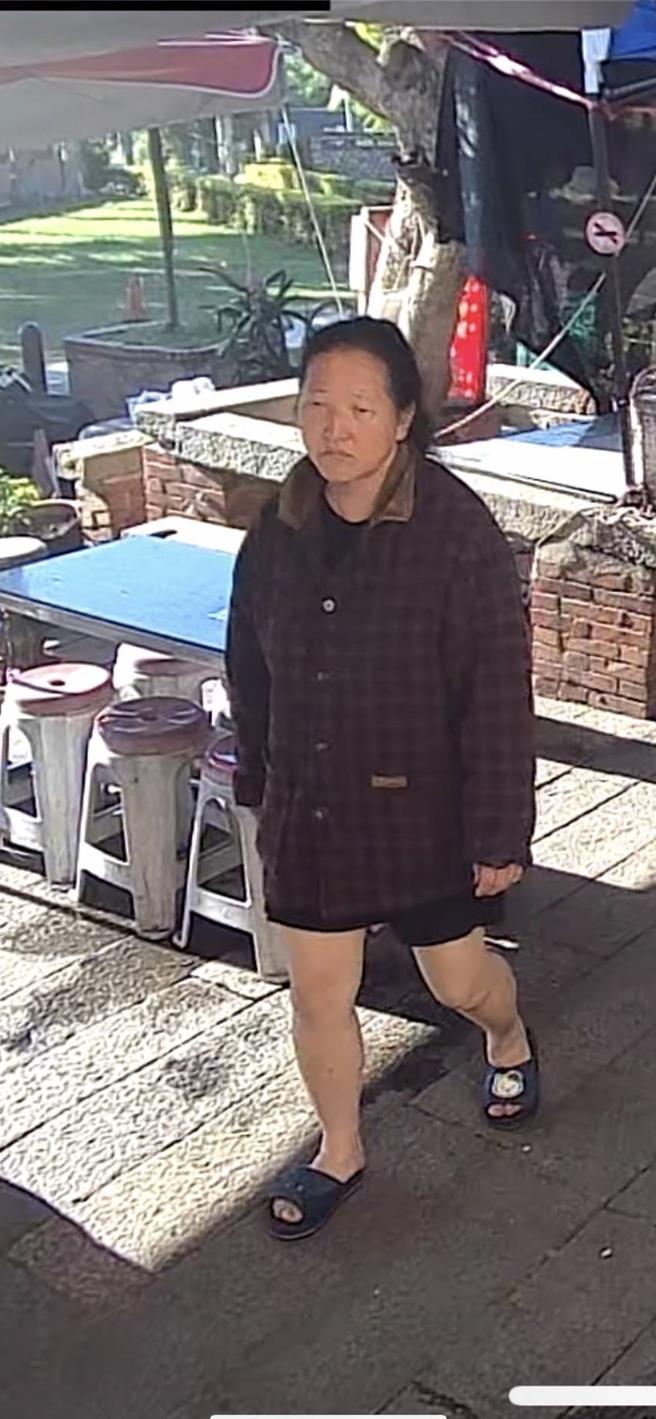 金門縣李姓女子19日上午出家門後失聯至今，家屬於21日向金城分局報案，軍警等各機關動員協尋，家屬並透過臉書向大眾求援。（警方提供）