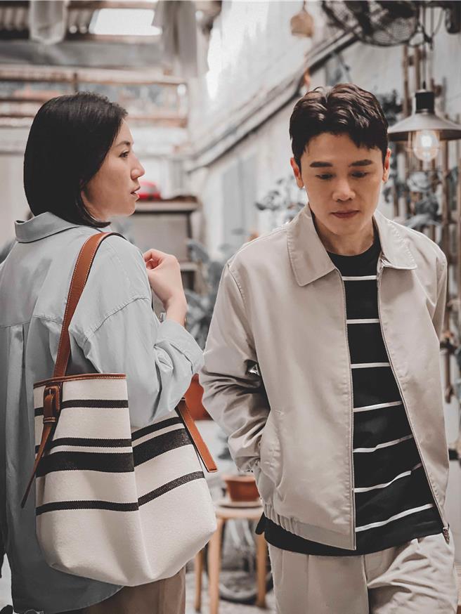 爱情惊悚片《你有一则新留言》由邱志宇（右）与大马女星陈俐杏分饰男女主角。（海鹏提供）