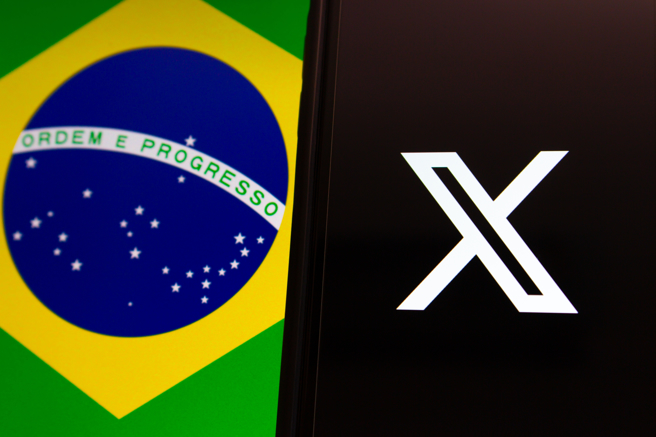 巴西最高法院近日表示，社交平台X共须支付逾500万美元罚款（包括新罚款在内），才能恢復在当地的服务。（示意图:shutterstock/达志）