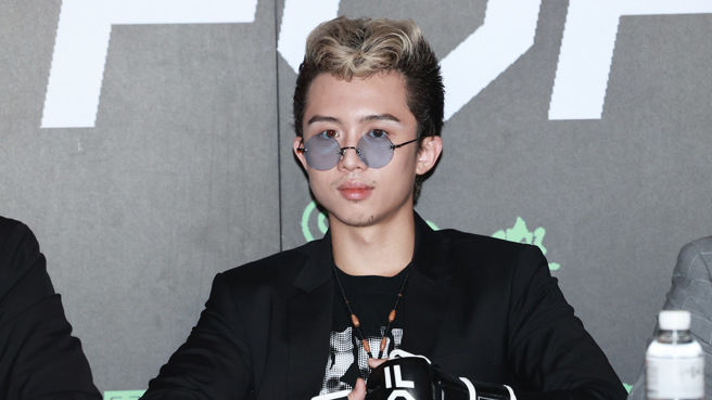 孙安佐天天练习4小时，放话要暴打韩森。（图／谢采恩摄）