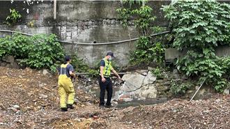 山陀兒颱風侵襲前清水溝 擋土牆突倒工人慘遭壓傷