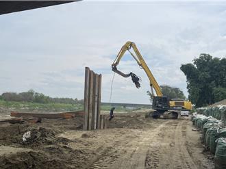 山陀兒颱風來襲 台南鄉親關注八掌溪疏濬工程進度