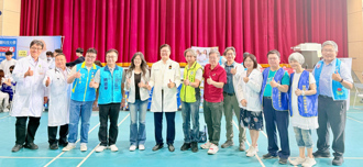 中臺科大与新社高中举办社区义诊 助民眾健康促进