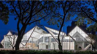 「坐忘林」接待中心曝光！ 清水模大師毛森江打造絕美玻璃屋