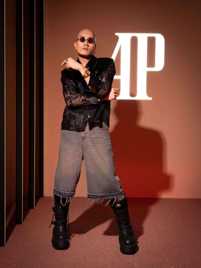 YELLOW黄宣在《AP X MUSIC》演唱他的最新单曲。（Audemars Piguet提供）