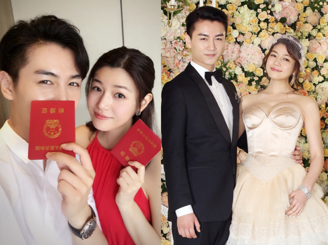 陈妍希与陈晓被爆明年官宣离婚。（图／翻摄自微博、中时资料照）