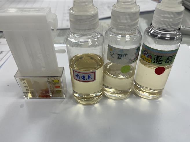 新竹市警第二分局向上追查贩卖丧尸烟弹的药头，近日将35岁郜姓男子逮捕到案，并起出菸油8罐等毒品。（警方提供／陈育贤新竹传真）