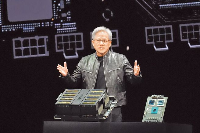 传大陆政府要求陆企不要买辉达H20晶片。图为辉达执行长黄仁勋。（美联社）