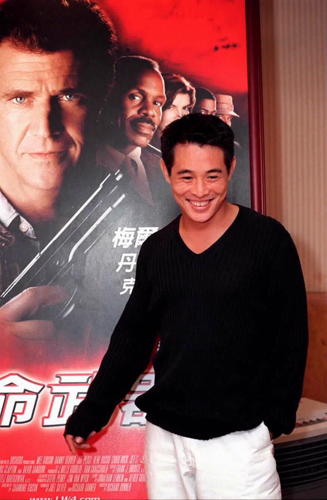 李连杰出演好莱坞电影《致命武器4》后，星路大开。（图／中时资料照）