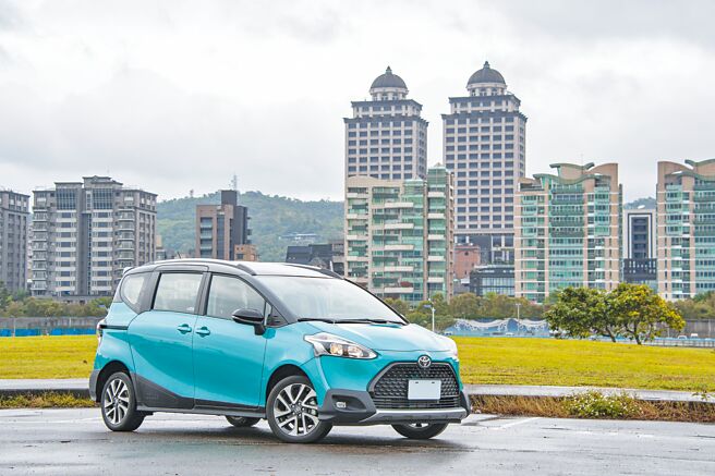 TOYOTA SIENTA分别获得成人保护78％、儿童保护69％、行人保护65％及安全辅助42％，整体星级评等为四颗星。（陈大任摄）