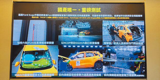 直送Ford德国实验室进行撞击测试。（陈大任摄）