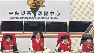 山陀兒轉強颱！賴清德視察  呼籲「預災」超前部署