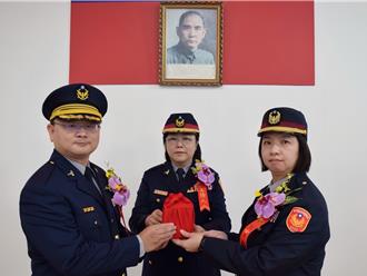 新竹縣警局女力當家！ 2女分局長上任