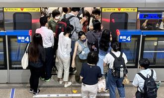 北捷颱風天調整班距約12分鐘 視風速恐暫停營運