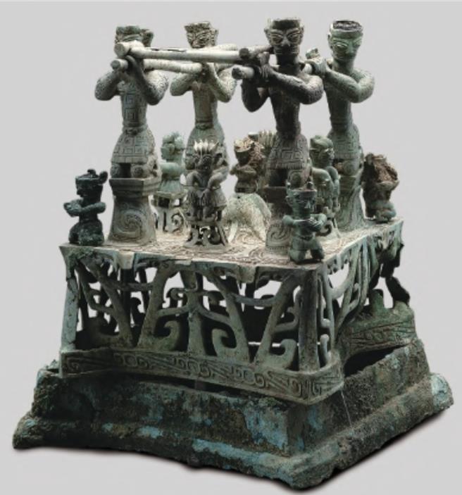 神壇基座與獻祭平台。（圖：四川文物）