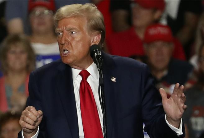 美国总统候选人川普。（美联社）