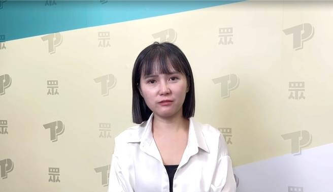 民眾党发言人吴怡萱今（1）日批，若合法收受政治献金也要被抹黑，那全民也必须一起检视蓝绿的政治献金流向。（民眾党提供）