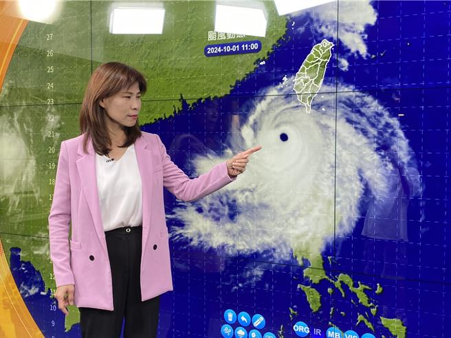 中央氣象署簡任技正伍婉華專業、溫柔形象，讓人印象深刻。（圖／記者陳祐誠攝影）