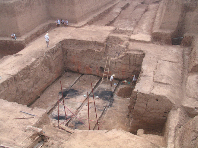 夏太后的陵墓有4条墓道，面积巨大。（图 / 新华社）