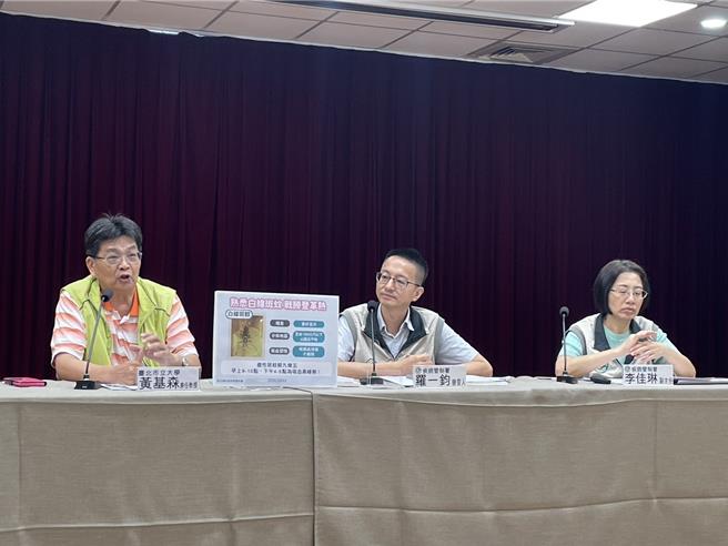 疾管署表示，本土登革疫情持續上升。（鄭郁蓁攝）