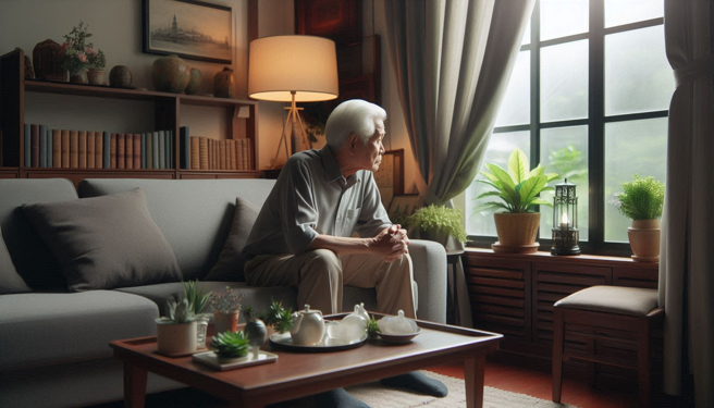 72歲獨居男子稱快活不下去，要孩子月給1.6萬府扶養費，慘遭法官打臉。（示意圖、與本案無關／AI生成）