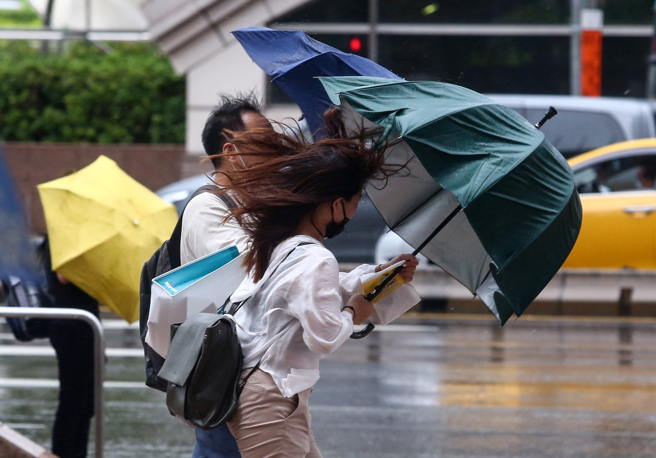 苦苓认为颱风应该大家都要避免外出。（图／中时资料照）