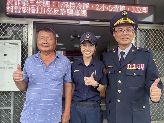 屏东县里港警分局九如分驻所新任所长蔡惠茹，从白衣天使转换跑道投身打击犯罪，工作能力不输男警。（警方提供／谢佳潾屏东传真）