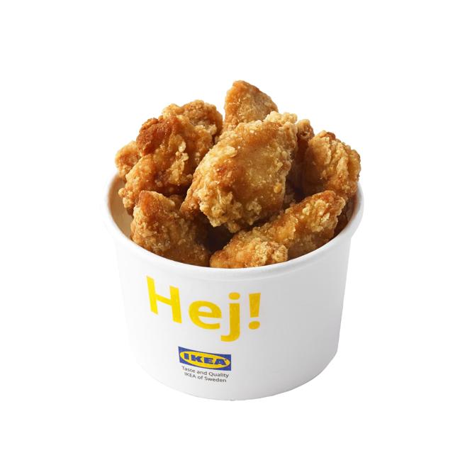 鹹酥雞隨著台味主題再度回歸，期間限定50元。（IKEA提供）