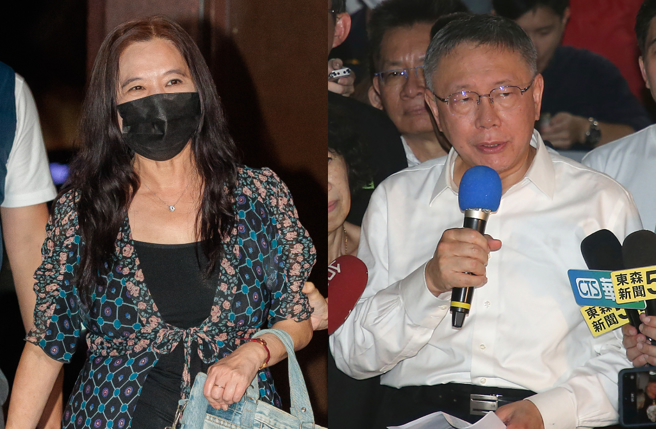 沈政男直言，连定罪应晓薇(左)都有困难，要定柯文哲(右)收贿罪，根本天方夜谭。（合成图／示意图／中时资料照）