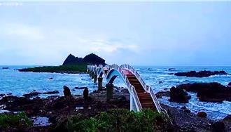 影》三仙台「鏡頭君」錄到獼猴觀浪 網友：標準的猴死囝仔