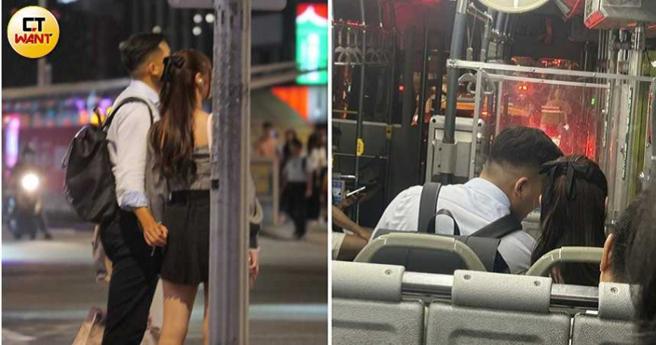 离开寿司店，短今和斯文男选择搭乘公车，等红灯时男方手放在短今身后小心翼翼护着，在公车上双方距离终于靠近许多。（图／本刊摄影组）