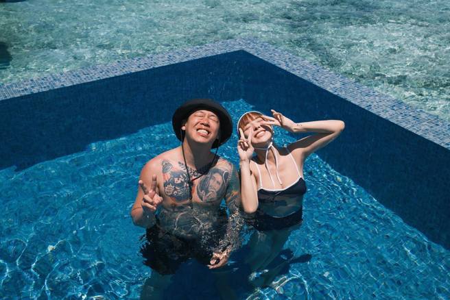 Mia初期孕吐很严重，老公健志很心疼。（图／翻摄Mia IG）