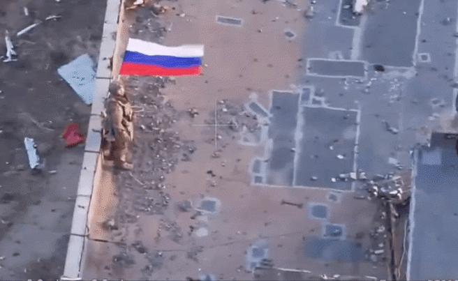 俄军占领胡歷达尔。（俄罗斯国防部）