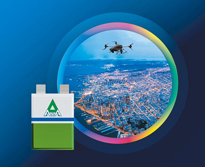 有量以创新的高功率、高安全性、长寿命动力锂电池芯，抢攻无人机飞行器等高端、利基应用新商机。图／业者提供