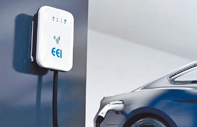 杰明新能源交流充电站解决方案。图／业者提供