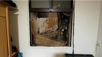 基隆民宅土石崩落砸壞瓦斯桶 謝國樑視察助撤離