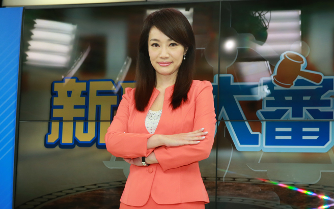 前主播萧彤雯坦言全台最不想放颱风假的人之一。（图／中时资料照）