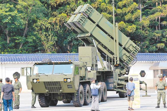 图为国军的美制爱国者3型防空飞弹。（示意图，中时资料照）