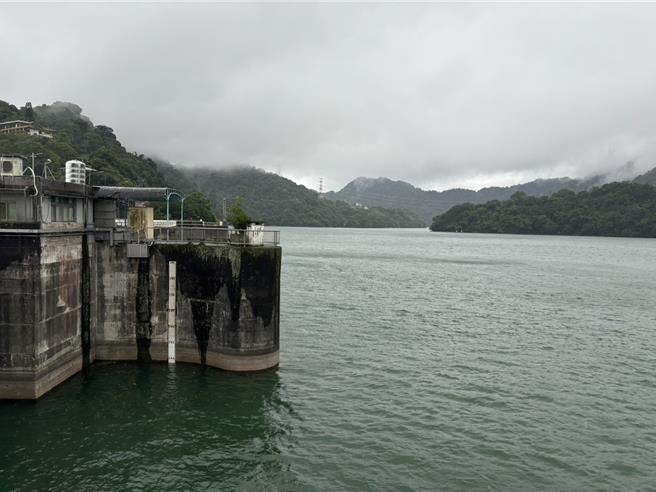 北区水资源分署说，累计至3日石门水库降雨量仅9.1毫米，仍有1000万立方公尺蓄洪空间。（北水分署提供／吕筱蝉桃园传真）