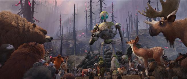 善良、慷慨和公平是貫穿《荒野機器人》整部片的核心價值。（UIP提供）