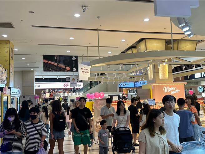 Global Mall周年慶首日湧現大批逛街人潮。（Global Mall提供／朱世凱台北傳真）