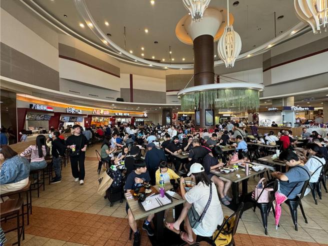 Global Mall周年庆首日北部六店开红盘，业绩增15％。图／环球提供