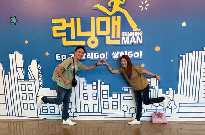 柯以柔和男友Jo先生同游釜山。（图／翻摄自Jo先生的下班日常 脸书）