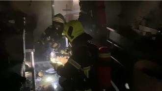 發爐了？ 澎科大學生餐廳油鍋一早起火    學生紛走避