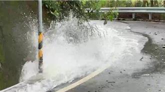 影》台東南迴多處鄉道中斷　金針山40戶居民受困