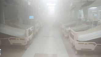 基隆长庚冒火 紧急撤离122人