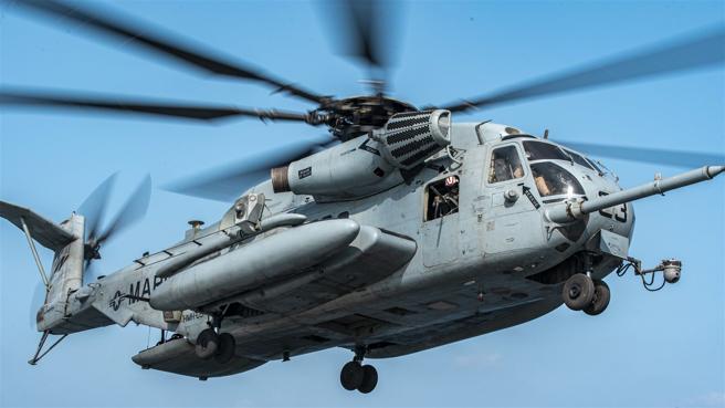 CH-53E兼具優異載重性能與航程，可發揮多元作業彈性。
（取自DVIDS網站）