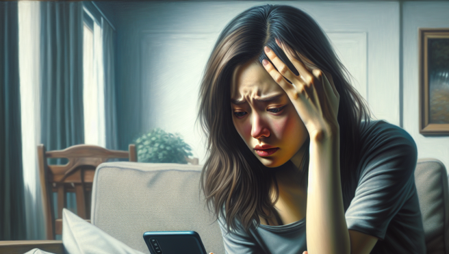 驚見渣夫偷腥的淫浪暗語，人妻怒告小三求償100萬元。（示意圖、與本案無關／AI生成）