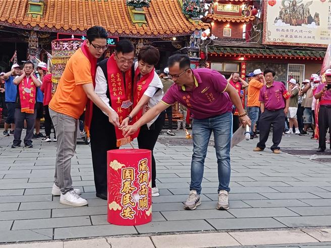 楠西北极殿「玄天上帝文化季」暨甲辰年遶境消灾祈福大典4日登场。（楠西区公所提供／宝智华台南传真）