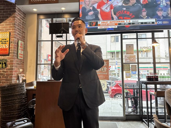 PLG副会长陈建州分享新球季的最新状况。(黄及人摄)